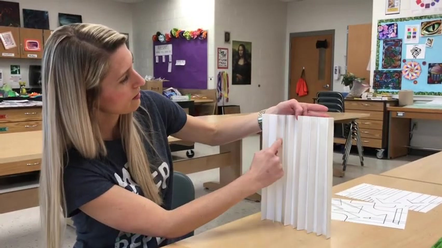How to Make an Agamograph | Optical Kinetic Art Lesson Inspired by Yaacov Agam
